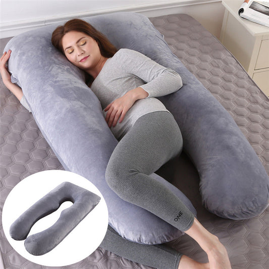 Sleeping Support Pillow For Pregnant Women U Shape Maternity Pillows Pregnancy Ice Silk